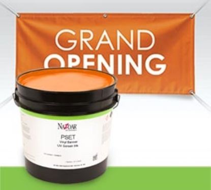 Picture of NAZDAR UV PSET Vinyl Banner Ink Series