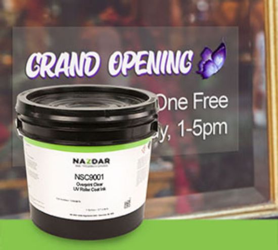 Εικόνα της Nazdar NSC9001 UV Roller Coat Exterior Clear